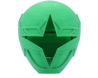 3D Printed Green Samurai Ranger - Power Rangers Ninja Storm Collectible