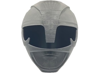 3D Printed Black Power Ranger Helmet Kit – MMPR Cosplay Accessory