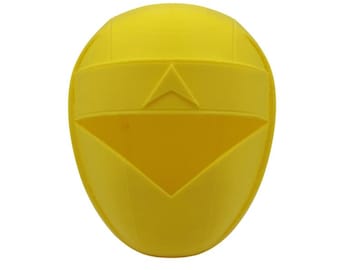 3D Printed Power Rangers Alien Yellow Ranger Helmet Kit – Custom Cosplay Gear