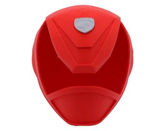 3D Printed Red SPD Power Rangers Helmet Kit – DIY Cosplay Build
