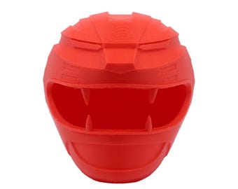 3D Printed Power Rangers Wild Force Red Ranger Helmet Kit