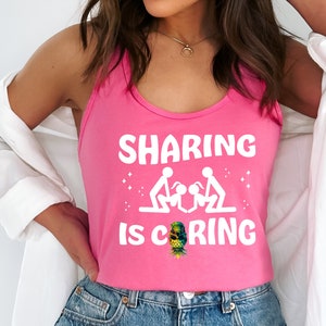Swinger Clothes / Swinger Lifestyle / Upside Down Pineapple / Sharing is Caring / Swingers Pineapple / Swingers Gift / Funny Adult Shirt