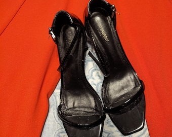 Eve's Saint Laurent leather shoes