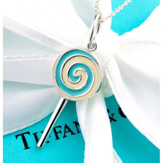 100% Authentic Tiffany and Co. Necklace Lollipop … - image 1