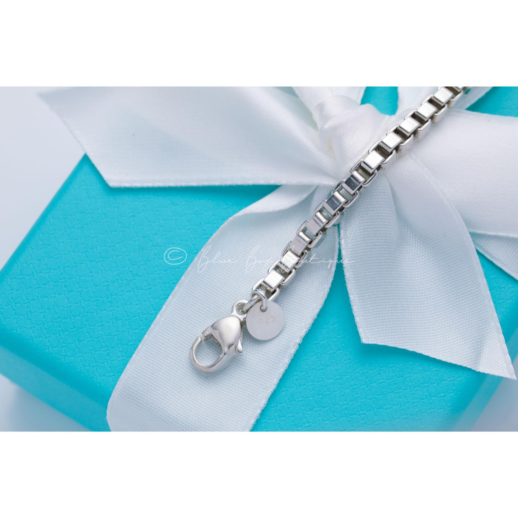 Vintage Tiffany & Co. Venetian Link Chain Bracelet 925 Sterling 