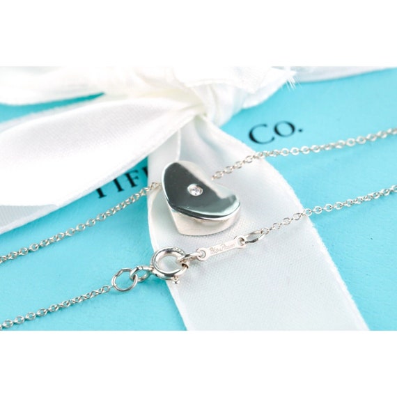 100% Authentic Tiffany and Co. Diamond Necklace P… - image 7