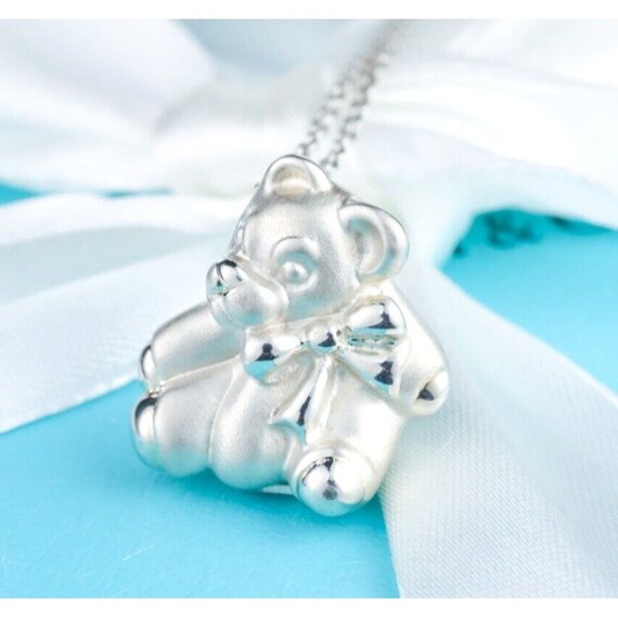 Tiffany teddy bear necklace store