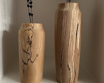 Wooden Vase Set , Flower Vase , New Home Gift , Handmade Wooden Home Decor