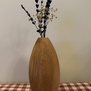 Holzvasen-Set, Blumenvase, Neues Zuhause Geschenk, handgemachtes hölzernes Wohndekor