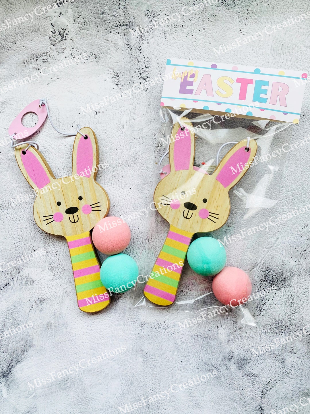 Wooden Easter Bunny Slingshot Set - Etsy