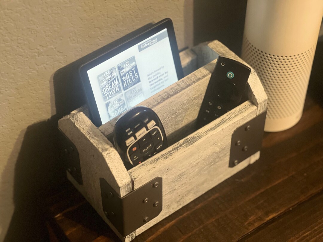 Handmade Remote Control Caddie Etsy