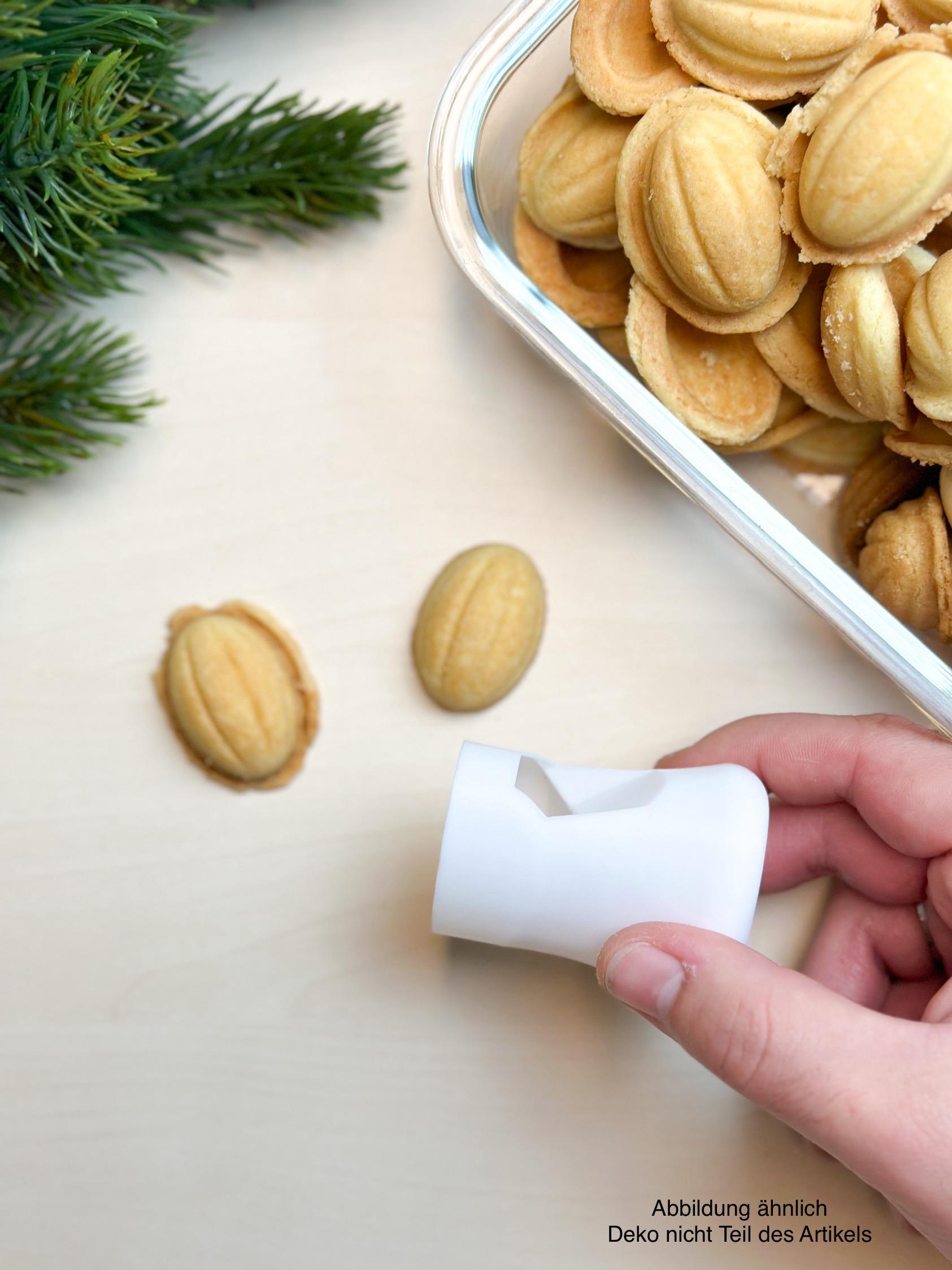 Set 36 Stampini Per Biscotti Alfanumerici - Lettere E Numeri In Plastica Azzurra - Per Torte, Pasta Di Zucchero, Caramelle - 3
