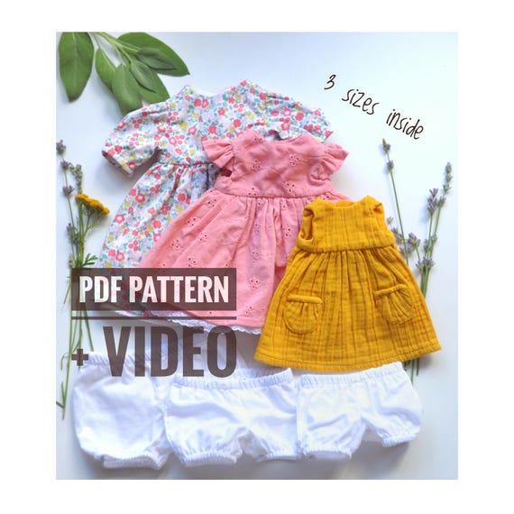 Tutorial en vídeo con patrón en PDF sobre cómo hacer ropa para