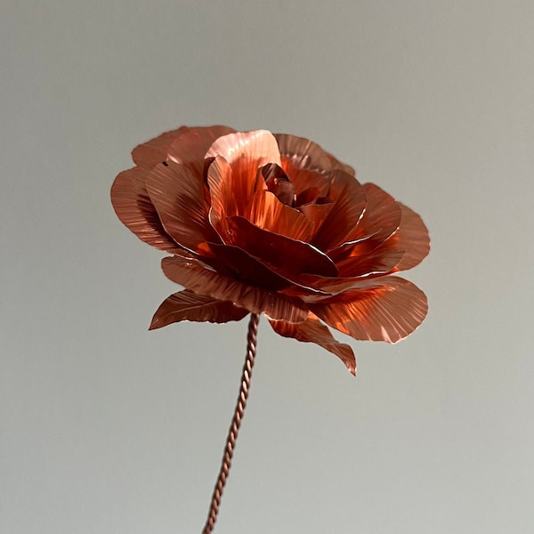 Metal Flowers for Garden Etsy