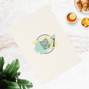 Cotton Tea Towel - Icons of New Zealand