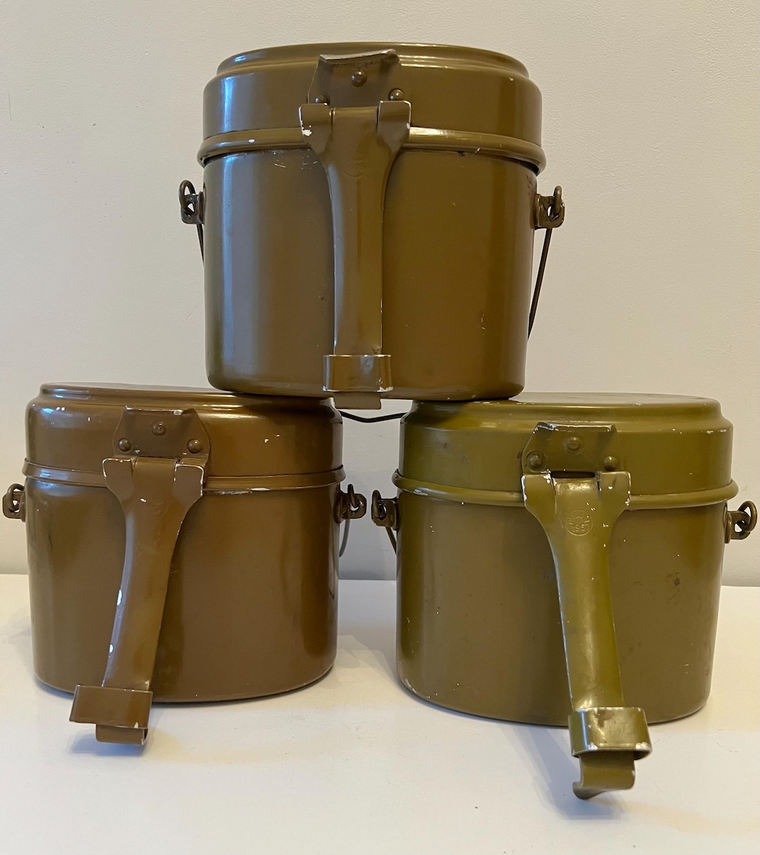 Military Mess Kit Aluminum | Soviet Army Camping Cookware | Red Army ...