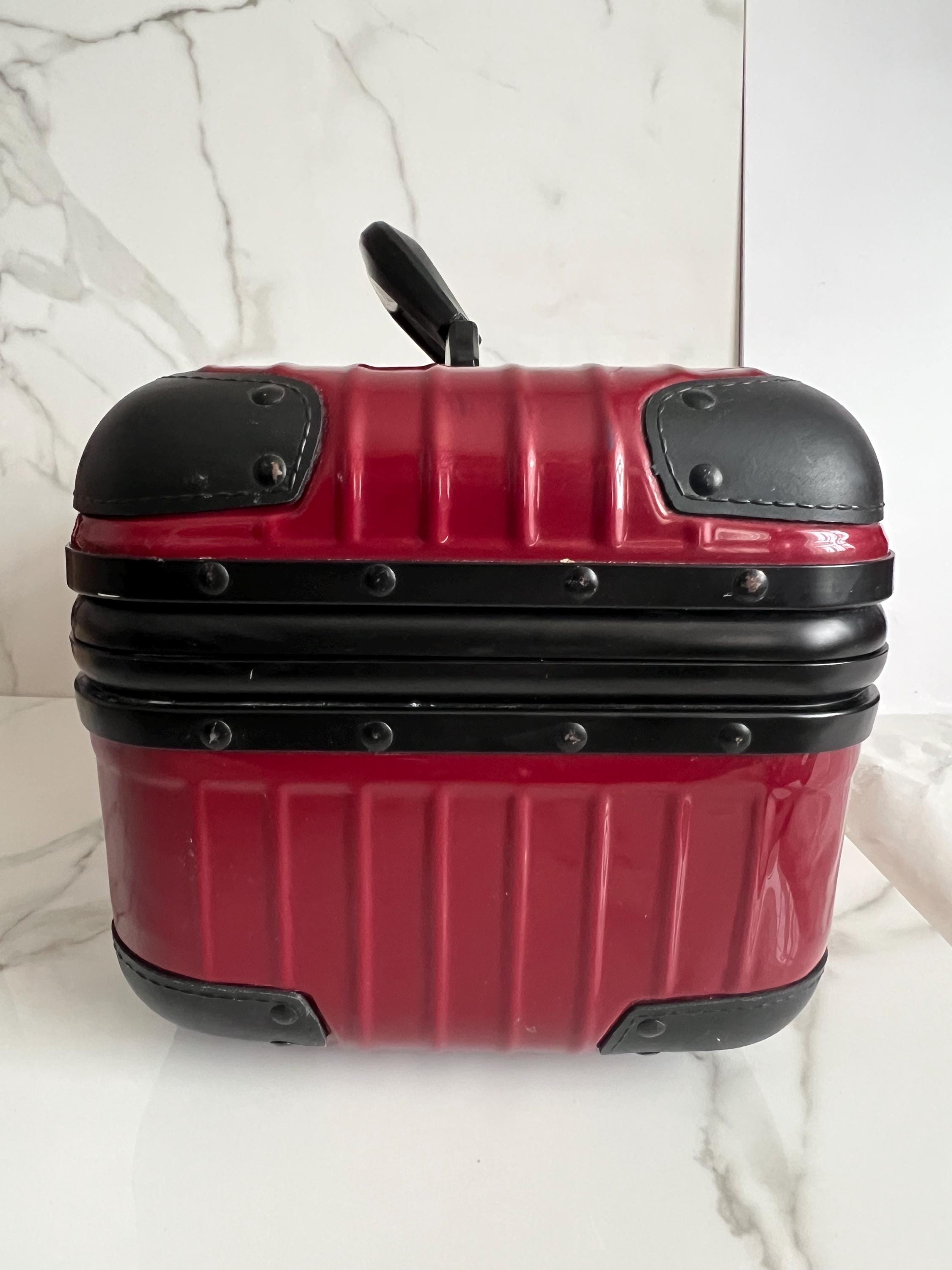 Rare RIMOWA Beauty Case | Red Vintage Vanity Case | German ABS