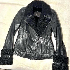 Roberto Cavalli Leather Jacket - Etsy