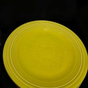 Vintage Fiestaware 10” Dinner Plates Sunflower Yellow Homer Laughlin