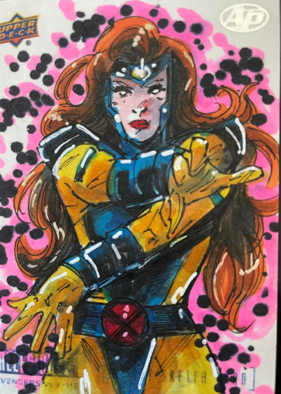 Upper Deck Official Artist Proof Sketch Card 90s Jean Grey - Etsy