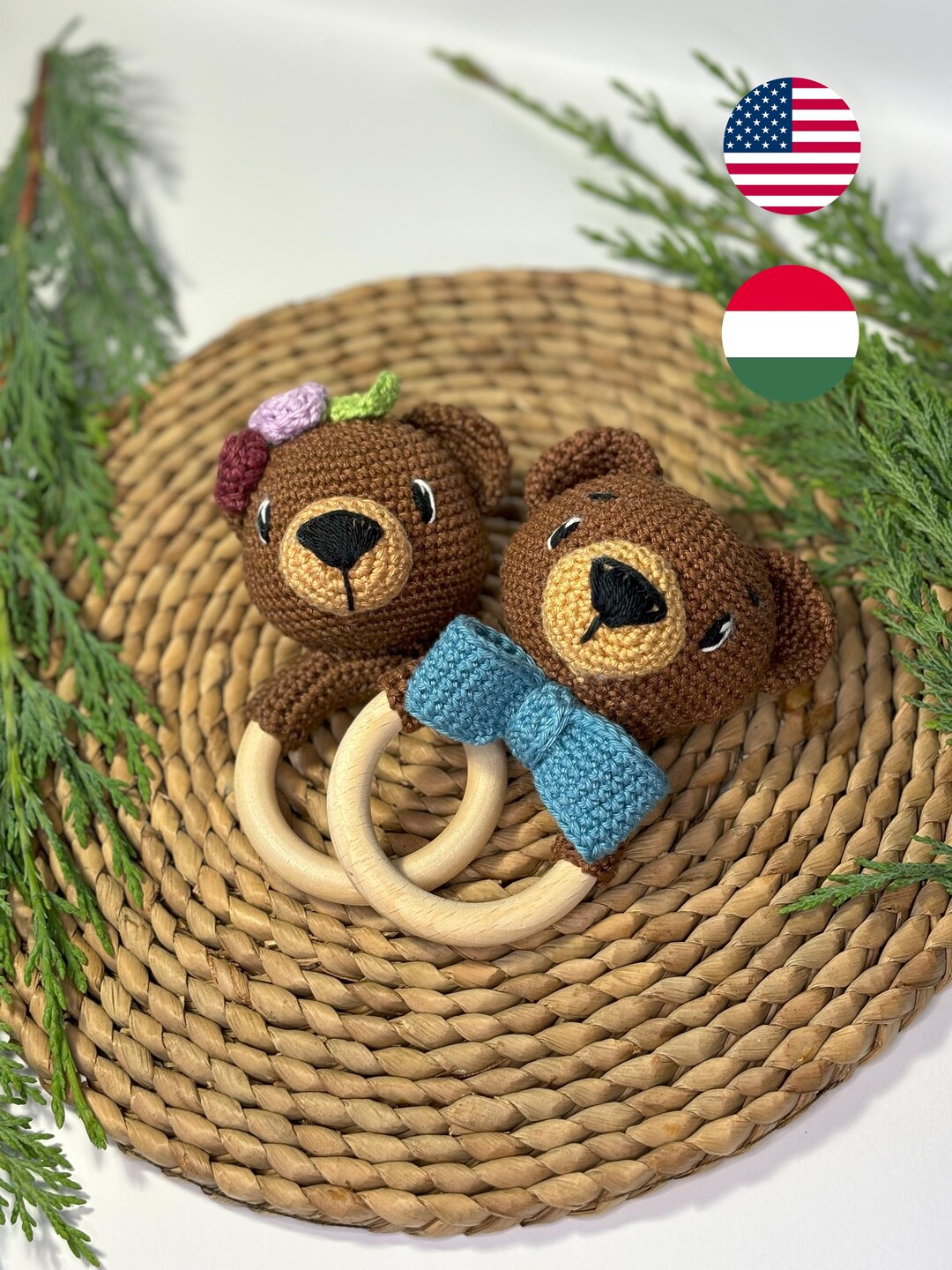 Teddy Bear Rattle Crochet Pattern | Beginner Friendly Amigurumi (PDF ...