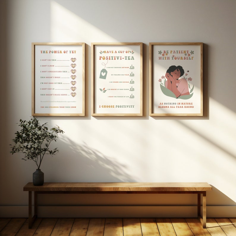 The Power of yet Growth Mindset Poster Download | Therapy Office ...