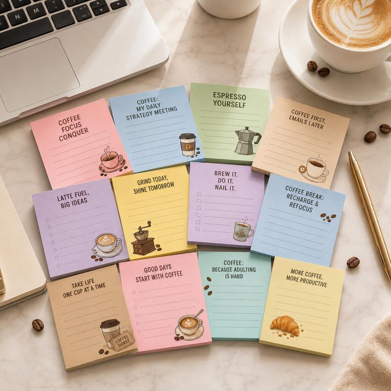 Personalized Sticky Notes - Etsy