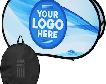 Custom Pop-Up Display Stand | Personalized Event Banner, Business Advertising Signage