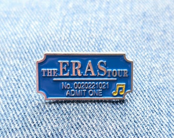 Eras Tour Ticket | Pin | Badge | Brooch | Taylor Swift | Gift