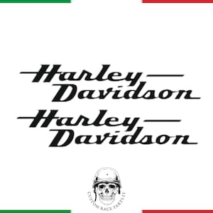 kit 2 Adesivi Harley-Davidson Vintage Sticker Custom per Moto hd 883 1200  sportster