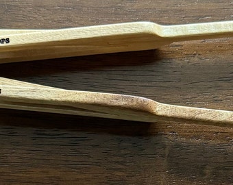 Handcrafted Myrtlewood Cheater Chops: Easy-to-Use Hinged Chopsticks