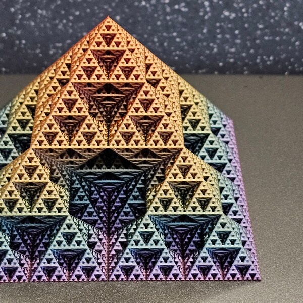 Fractal Pyramid, Sierpinski Octahedron, Sierpinski Triangle