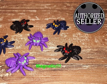 Tiny Spider Magnetic 2pack, Fidget Toy, Articulated, Cinderwing 3D, Pranks, Magnet
