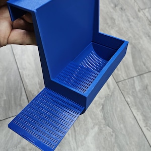 Hang on sump filter tray with carbon chamber | 6 inch wide | Reef Safe
