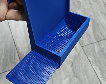 Hang on sump filter tray with carbon chamber | 6 inch wide | Reef Safe