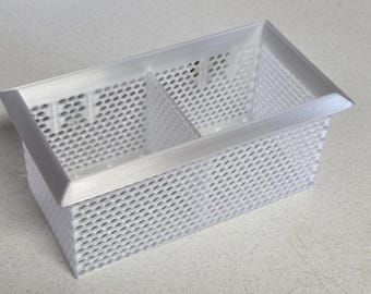 Floating Anemone Mushroom Basket | Removable Dividers | Reef Tank | Saltwater | 4x4x8, 4x4x12 | Suction cup or Magnetic