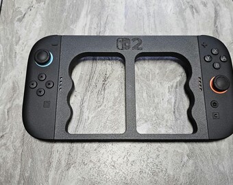 Switch 2 Joycon Ergonomic Extended Holder | 4.5, 6, or 8 inches wide | Magnetic | Nintendo Switch 2 | Petg Cf | 3d Printed
