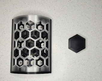 Hex Mesh Nori Seaweed Feeder Magnetic N52 | Reef tank | Saltwater | 3d Printed | Magnetic up to 3/4 glass