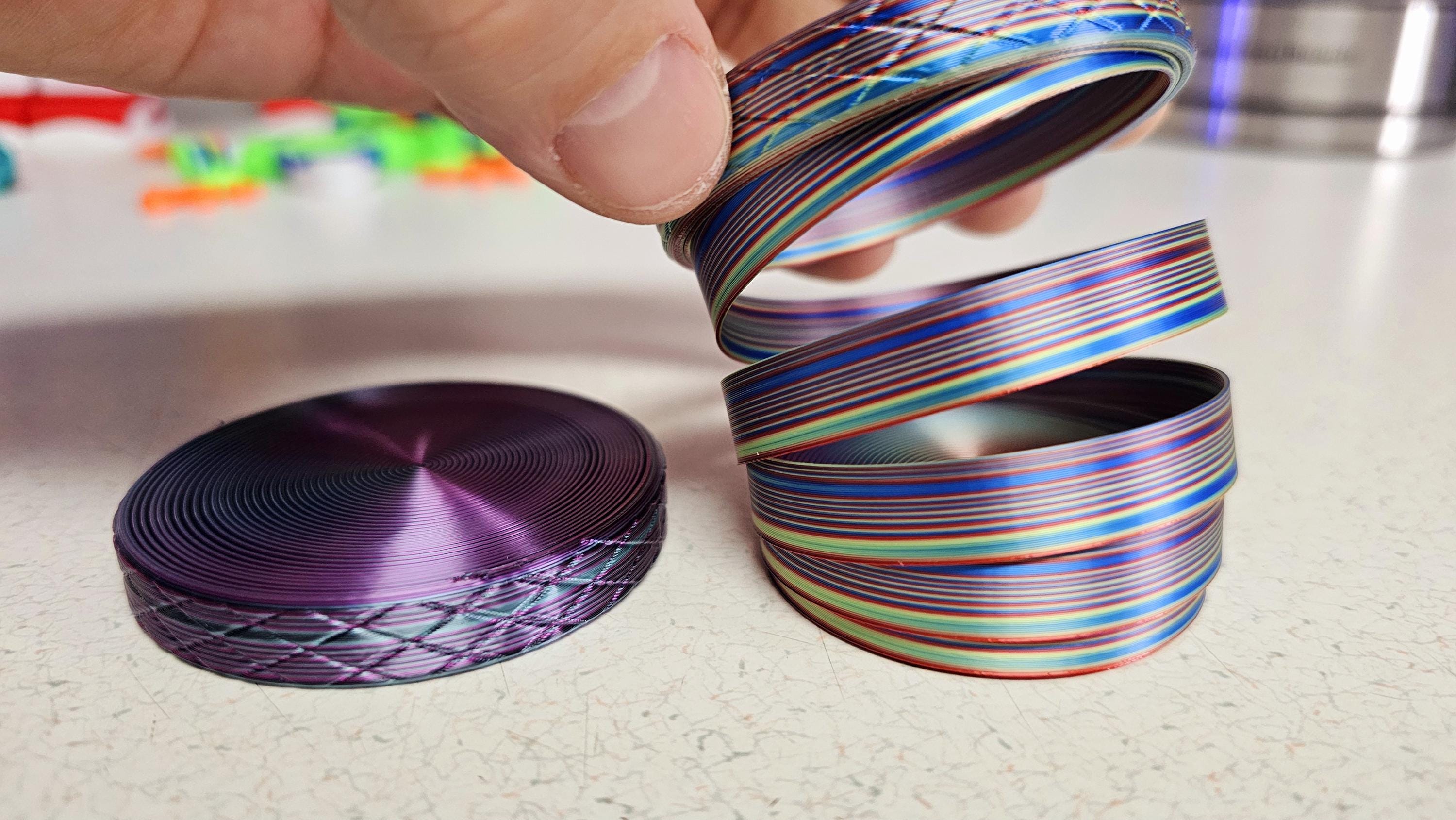 Spiral Slinky Sensory Fidget | Stress Relief | ADHD | 2 5/8 inch diameter