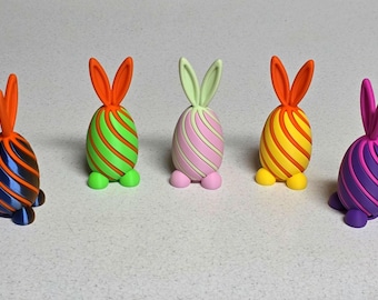 5pack!! Interactive 3D Printed Easter Bunny Eggs – The Ultimate Fidget Treat!