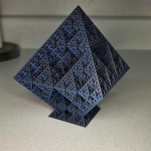 Fractal Sierpinski Octahedron | Sierpinski Triangle | 3d Printed | Multicolor