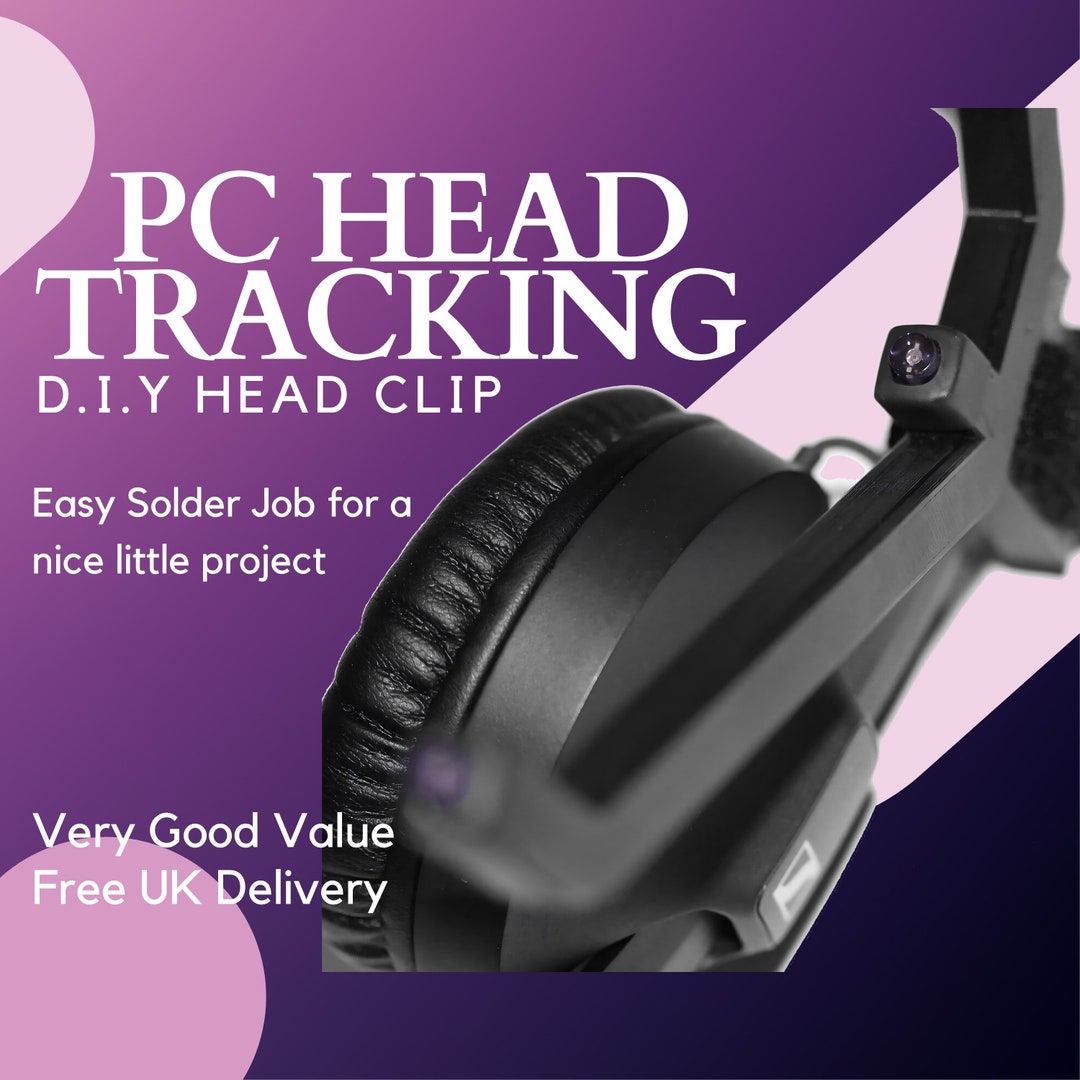 ARMA DCS Flight Sim, Gaming Headset Head Tracking, Track Head Movement