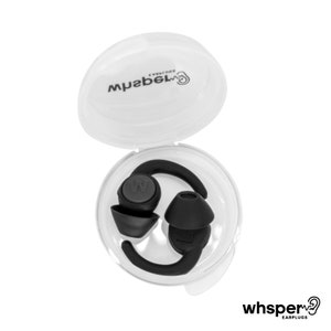 whsper Classic Reusable Silicone Earplugs, Noise Reduction, Hearing Protection, Eco-Friendly Ear Plugs, Travel Accessories