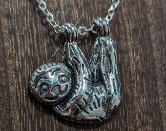 URMWMOO S925 Sterling Silver Sloth Necklace - Green Pendant, Cute Animal Jewelry Gift For Women - View #9