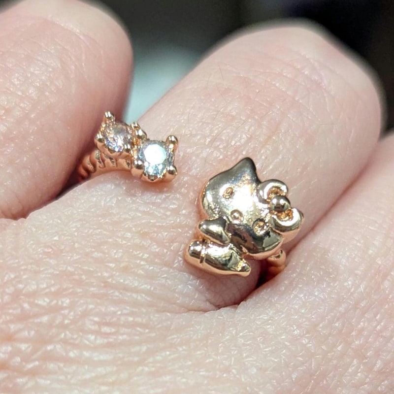 Hello Kittys Ring - Etsy