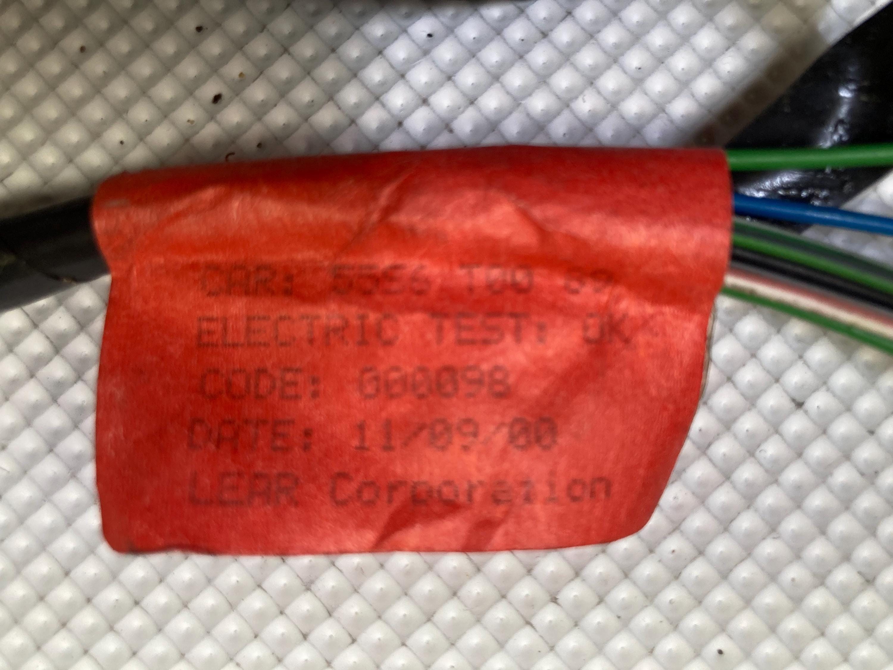 1998-2001 Saab 9 5 Trunk Lid Cable Harness 4945762 - Etsy