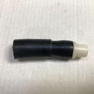 May include: Black rubber connector with a white plastic threaded end. The connector has the text "ZERO-K" printed on it.