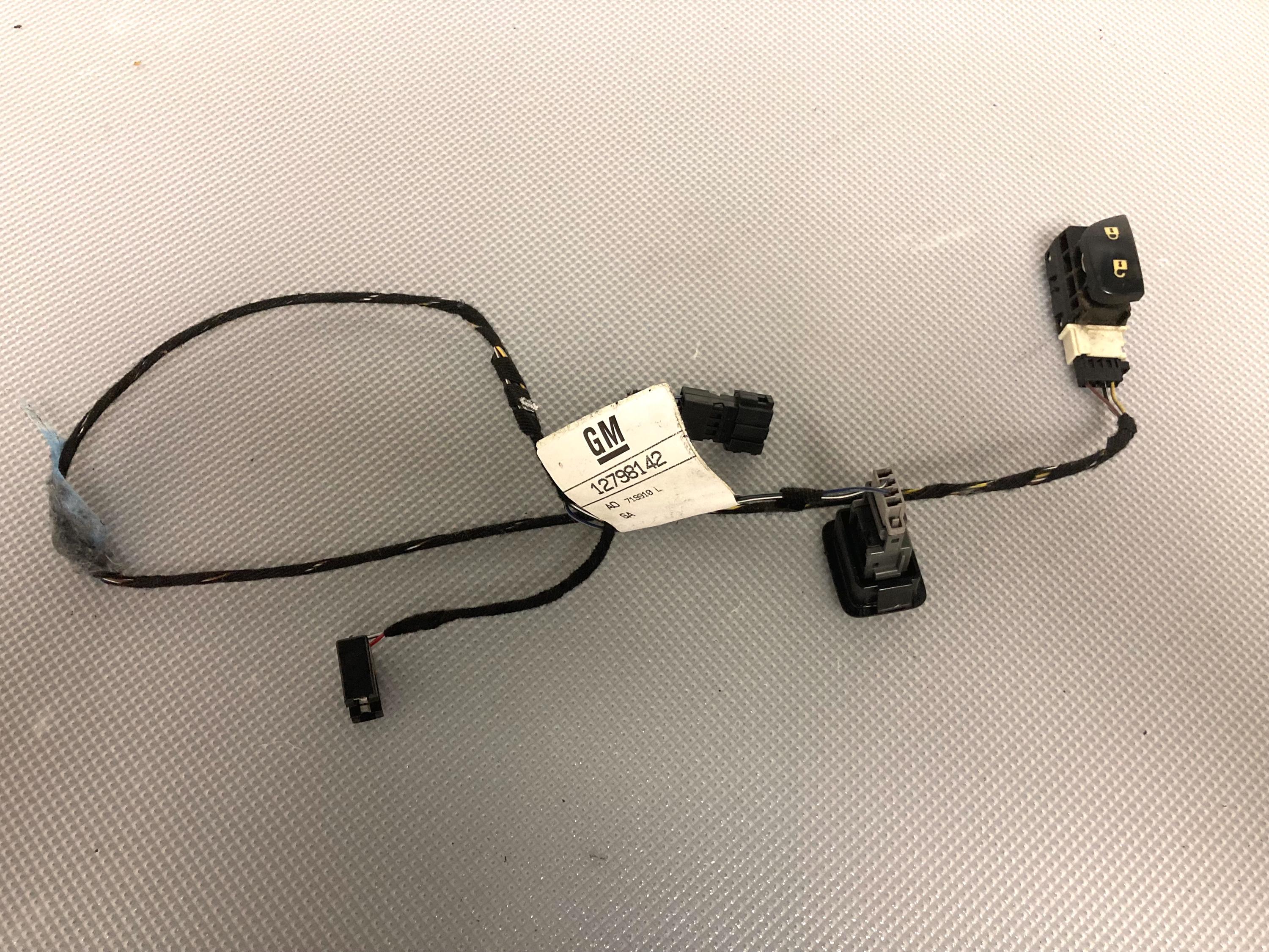 Saab 9 3 Front Door LH Cable Harness 12798142 Lock Switch LH