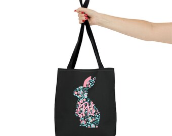 Sac fourre-tout LPN Lapin de Pâques pour infirmière motif cachemire