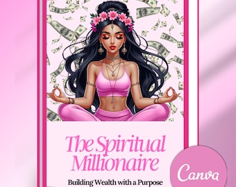 Spiritual Millionaire eBook Canva Template: PLR, Edit & Resell